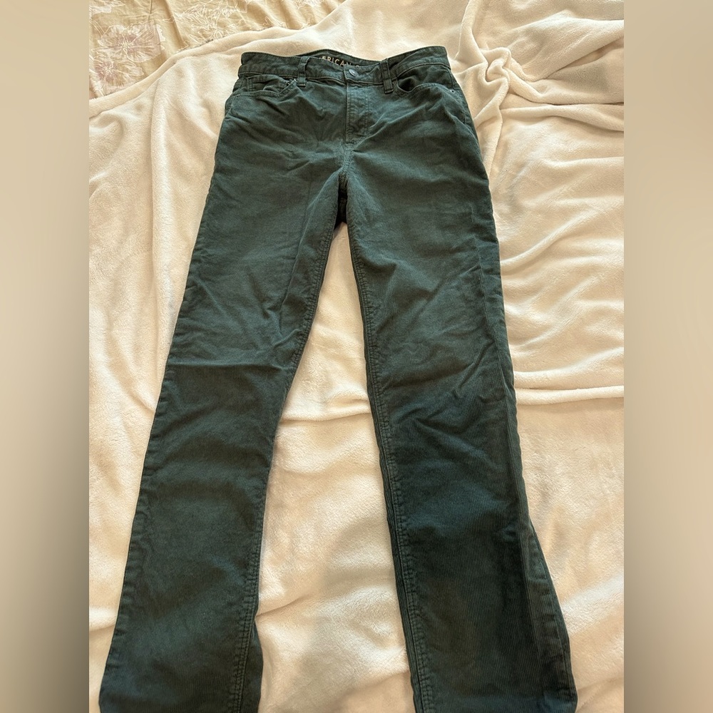 Forrest green cordaroy jeans